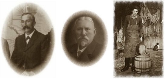 Emil Ebert, Adam Ebert sowie Lorenz Straub